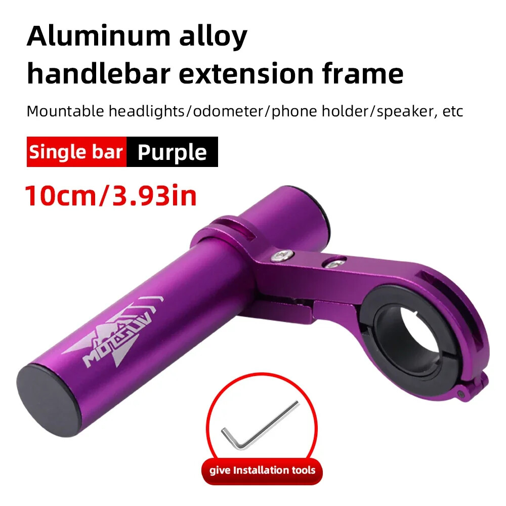 10/20/30cm Bicycle Handlebar Extended Bracket MTB Headlight Mount Extented Bar