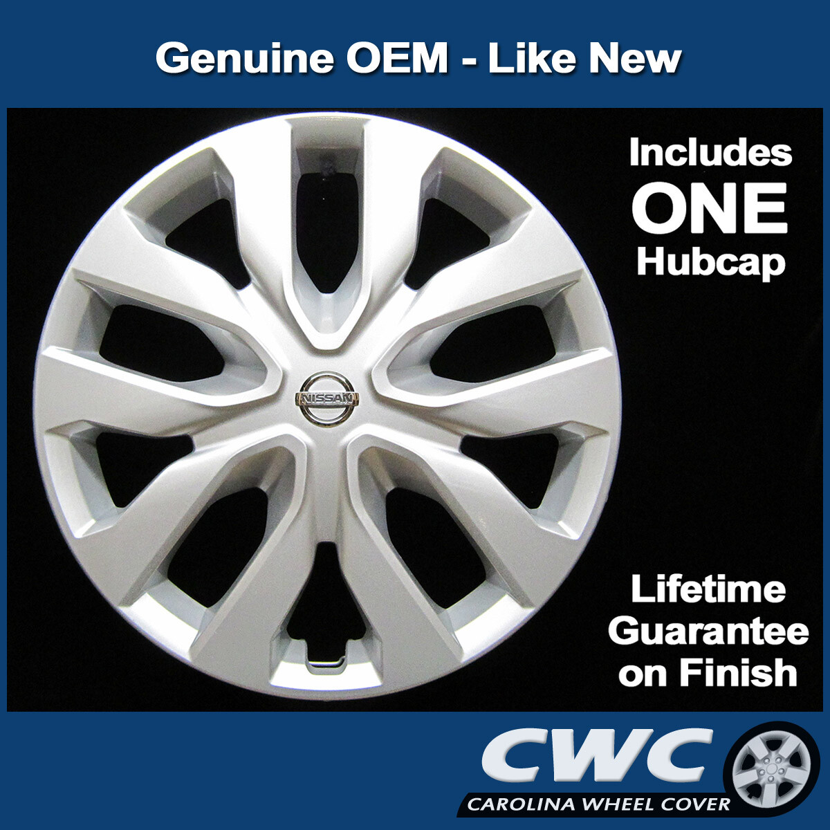 Hubcap for Nissan Rogue 2014-2020 - Genuine OEM Factory 17" Wheel Cover 53094