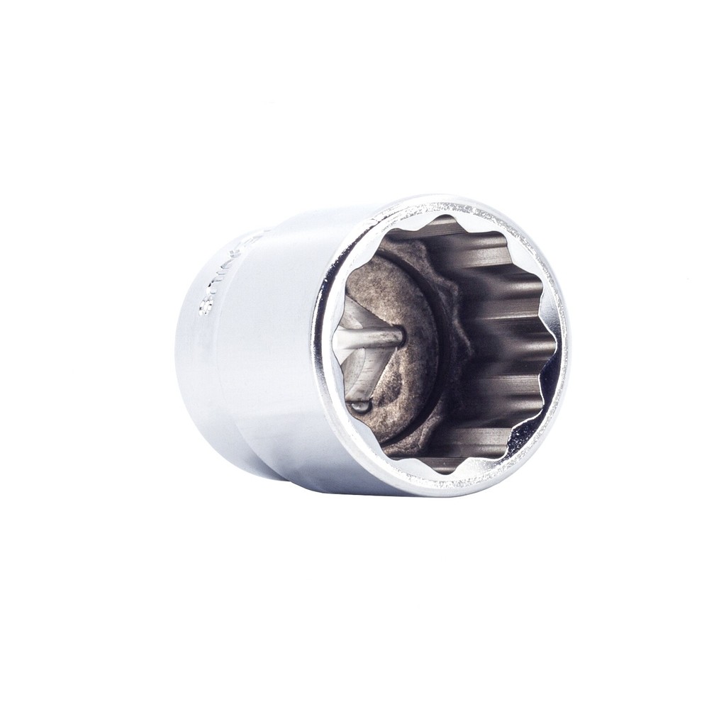 Genius Tools 1/2" Dr. 10mm Hand Socket (12-Point) - 433810