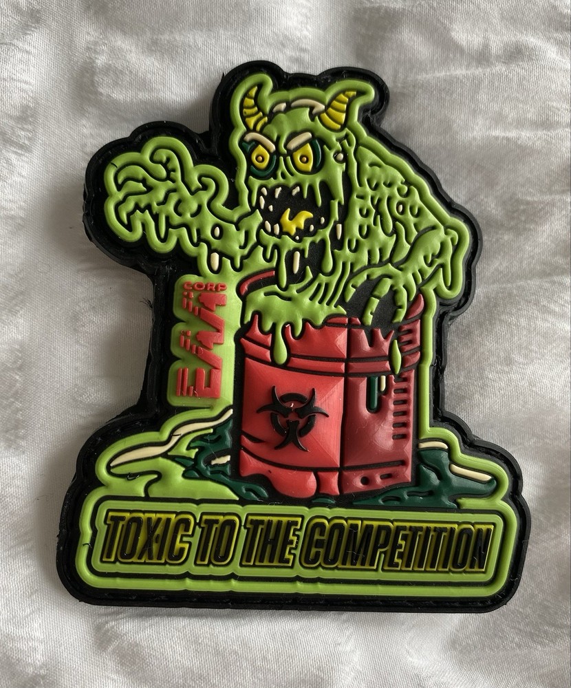 NRA 💥 Show 2026 EAA “Toxic To Competition” PVC Morale Patch, Hook & Loop, NEW!