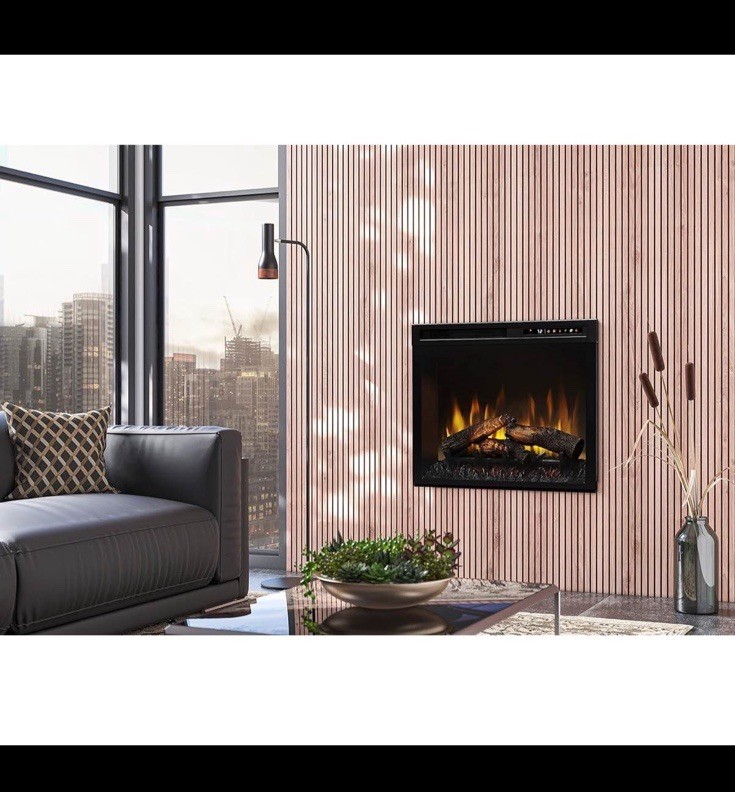 Dimplex 28 inch Built-in Electric Fireplace Multi Fire XHD Firebox With Logs