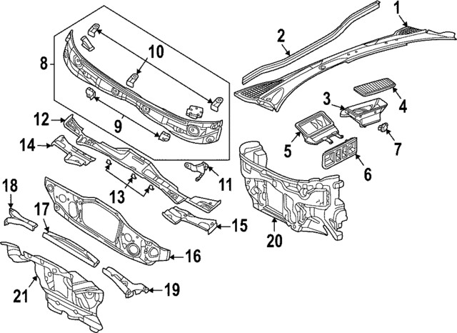 Genuine Audi Humidity Sensor 3Q0-907-643-C