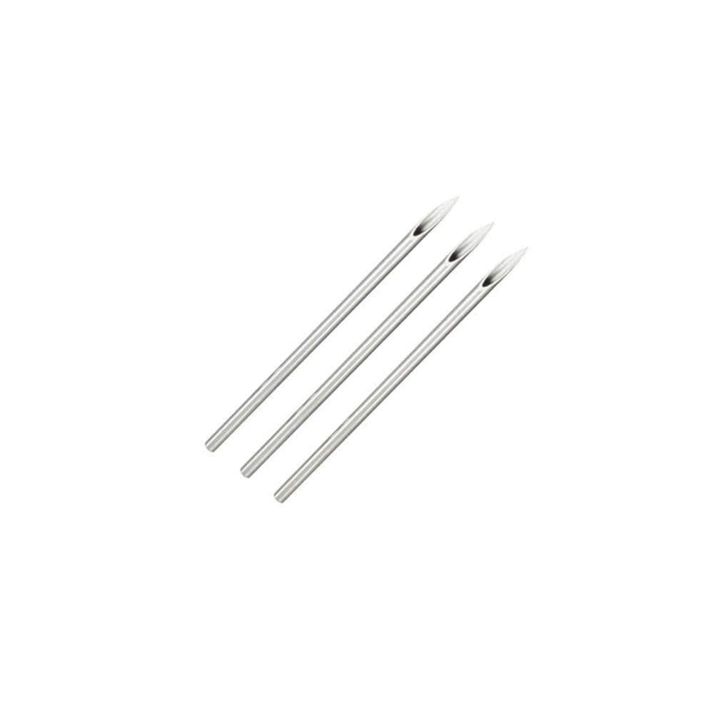 Piercing needles straight 2" sealed and sterilized individually pack box 50