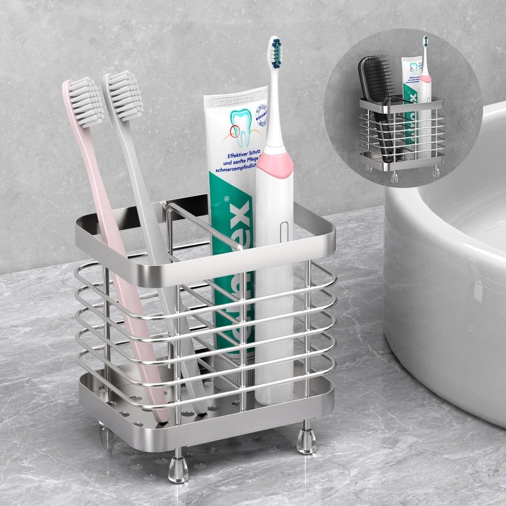 Holders for Stainless Steel 2 slots, Silver