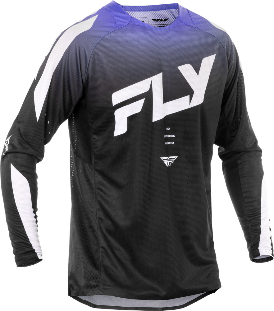 Fly Racing Evolution Dst Jersey Black/White/Purple Xl Jerseys