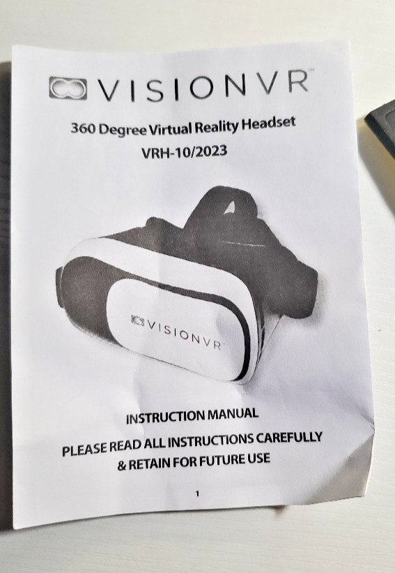 NIB Soundlogic Vision VR 360 Degree Virtual Reality Headset