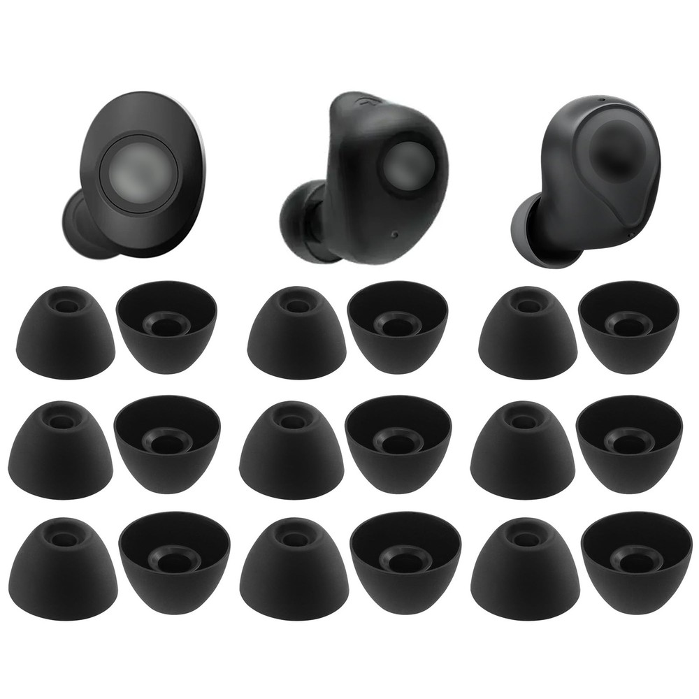 NANLANFAN Replacement Silicone Ear Tips for Ray-con E25, Black