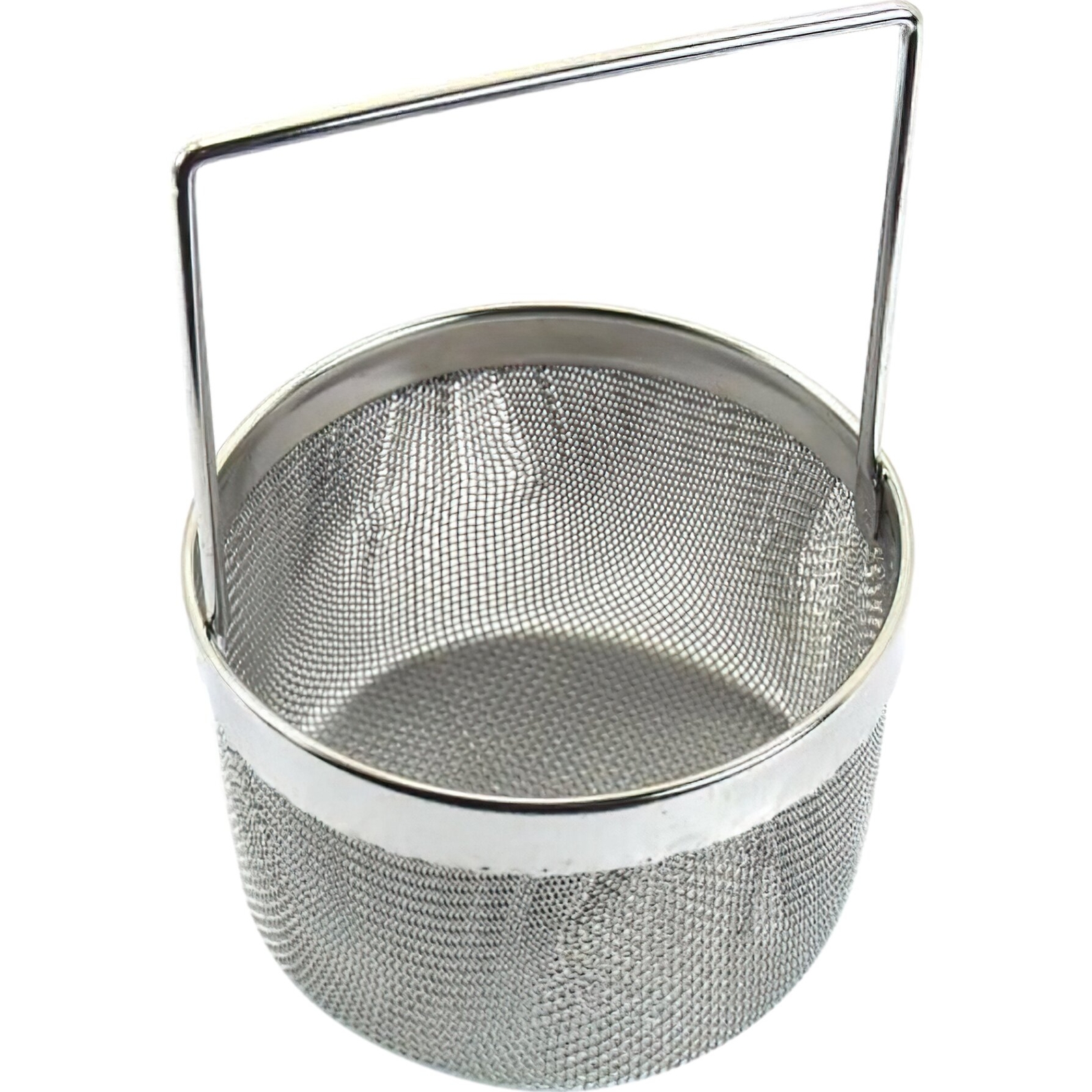 Small Ultrasonic Task Jewelry Cleaning Basket 6" Tall, 2.75" Diameter Basket