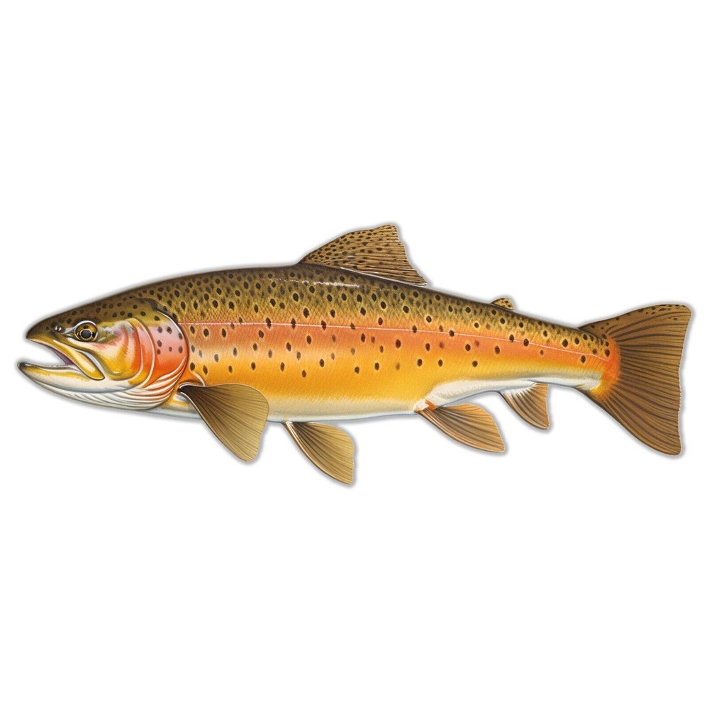 Brown Trout Sticker Decal