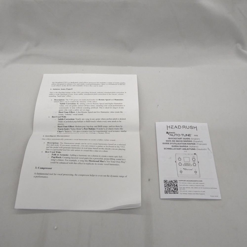 Headrush VX5 Vocal Effects Pedal with Antares Auto-Tune