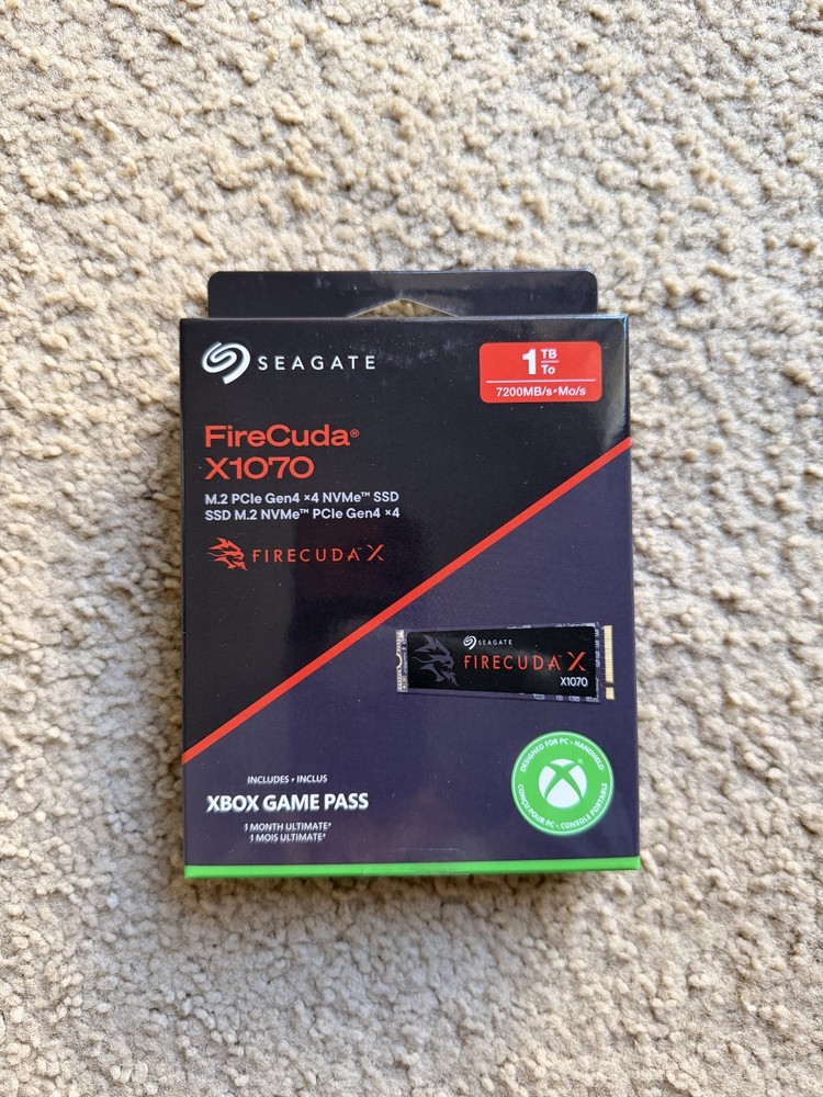 Seagate FireCuda 1TB X1070 Internal Solid State Drive SSD - M.2 PCIe Gen4