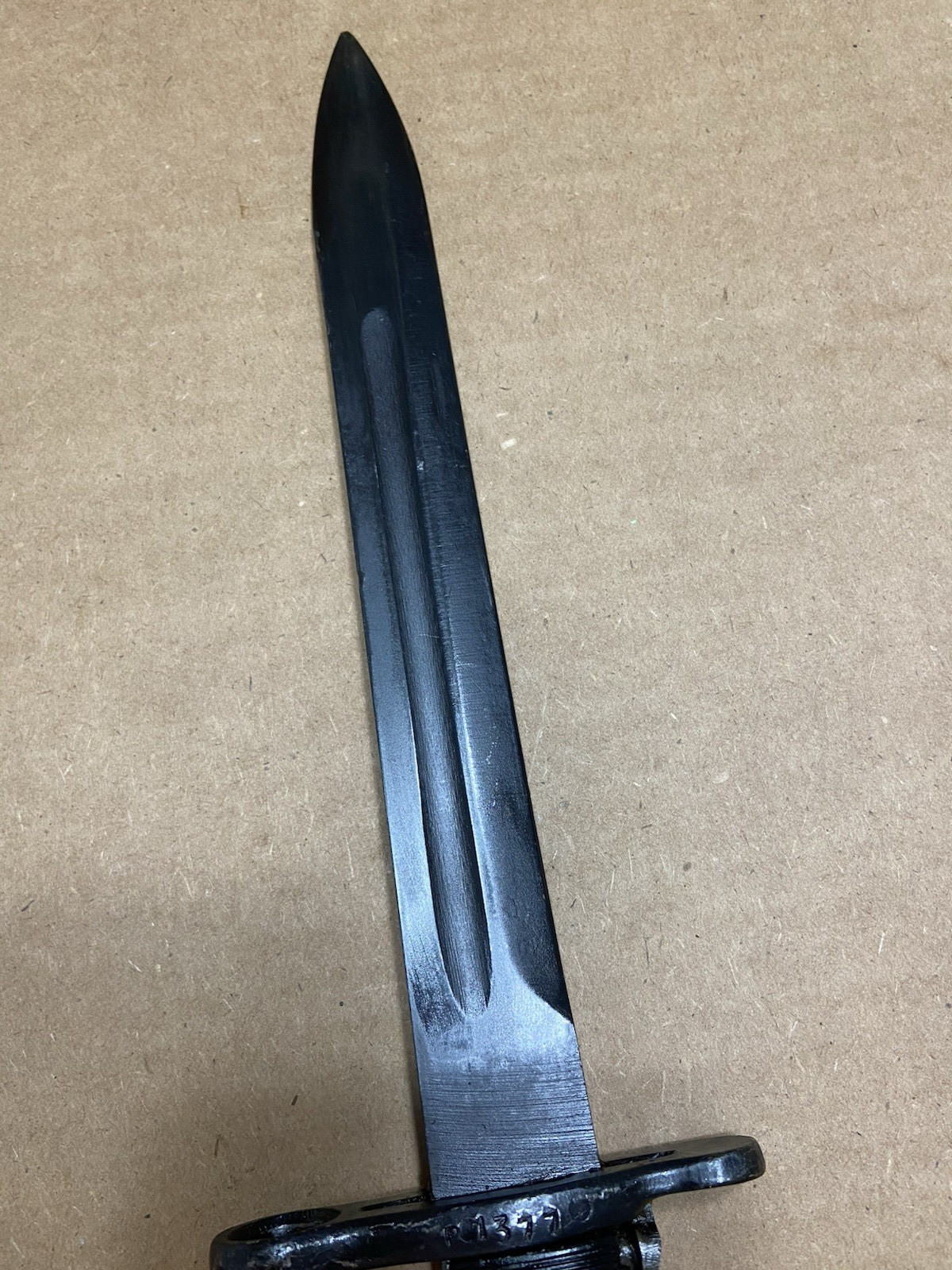 Original M1 Garand bayonet E US marked w/ E-US scabbard also fits 1903 NICE