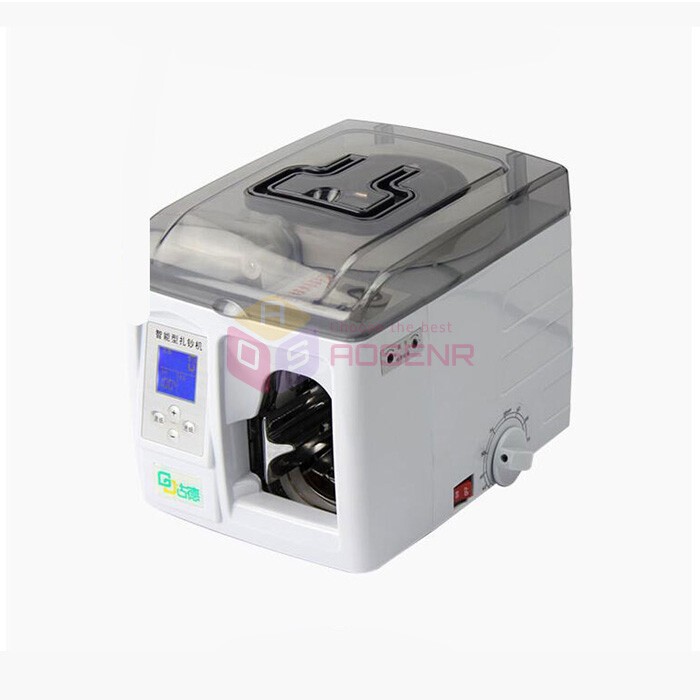 220V Intelligent Banknote Binder Bundling Machine Money Packer Binding Machine