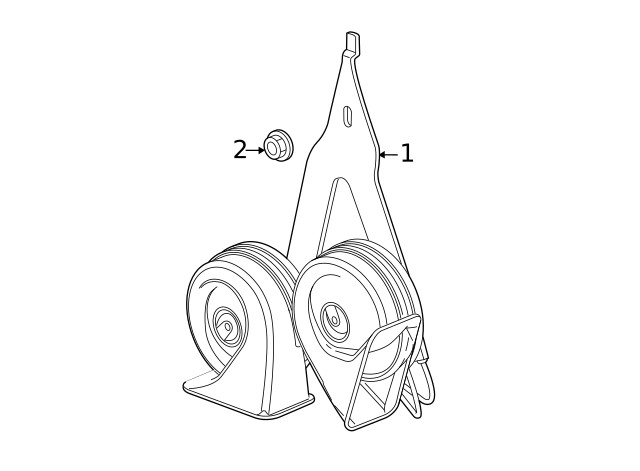 Genuine GM Horn 85587715