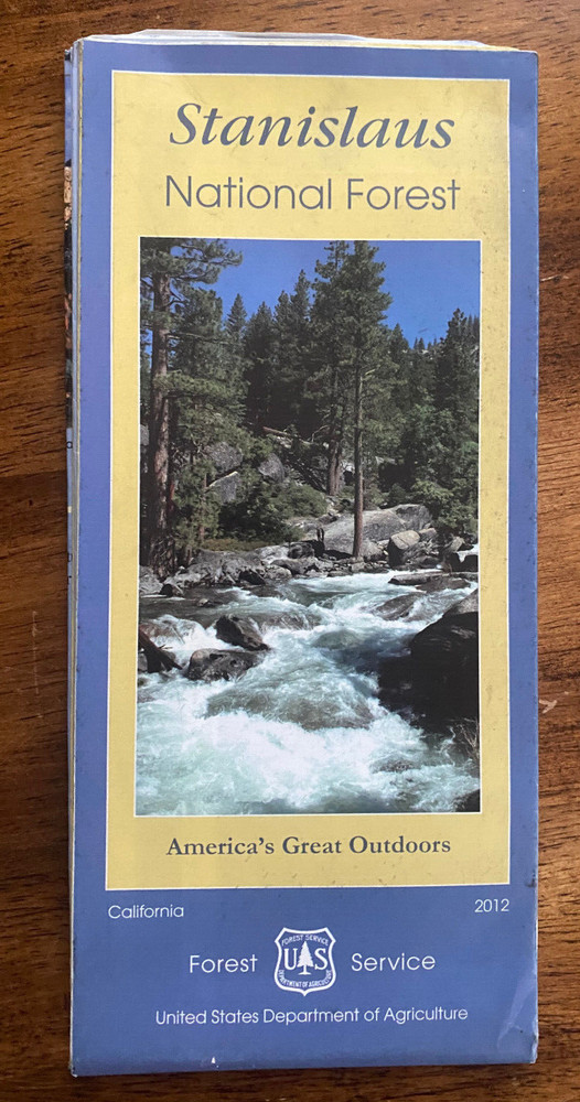 Stanislaus National Forest Map Forest Service