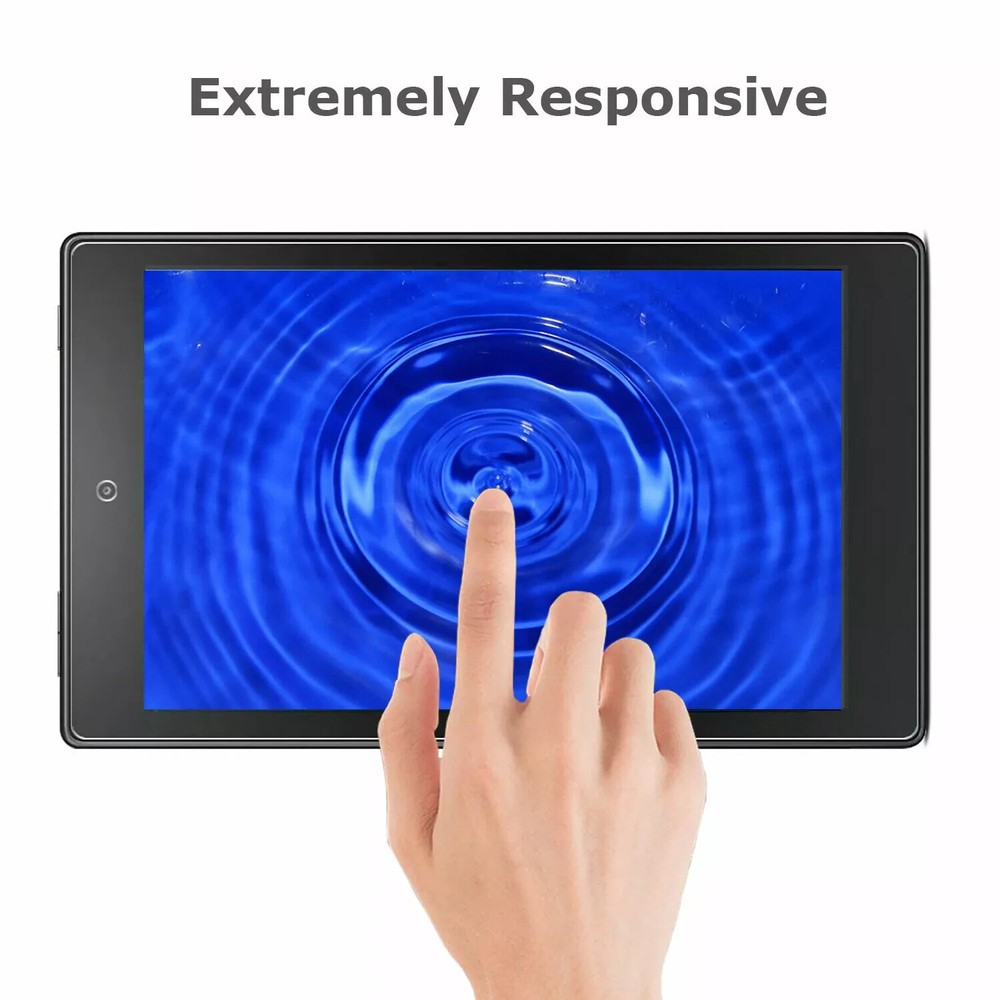 2 Pack 9H Premium Tempered Glass Screen Protector For Amazon Echo Show 7"x4.5"