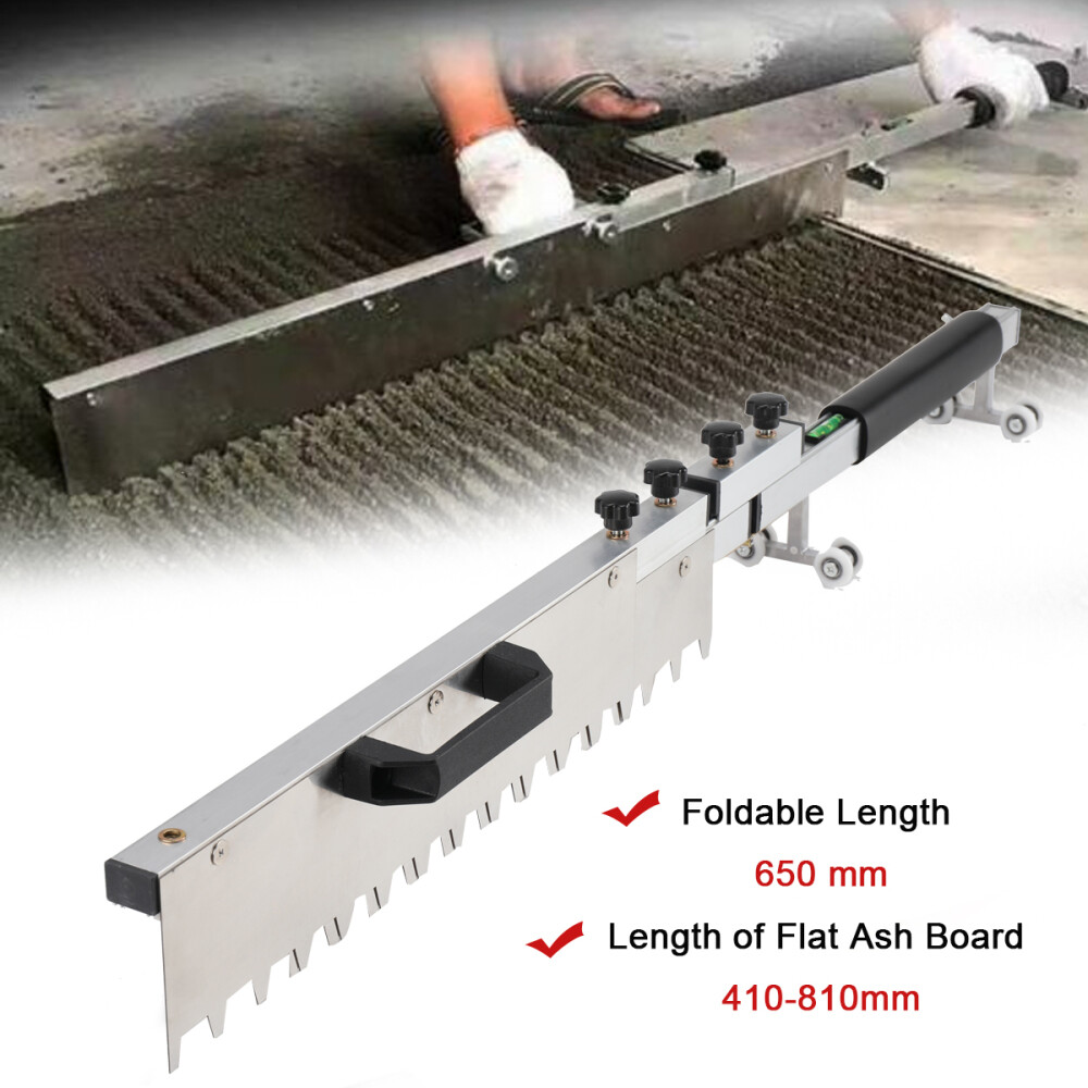 Flat Sand Tiling Paving Tool Tile Flat Ash Device650mm Foldable 410-810mmLength