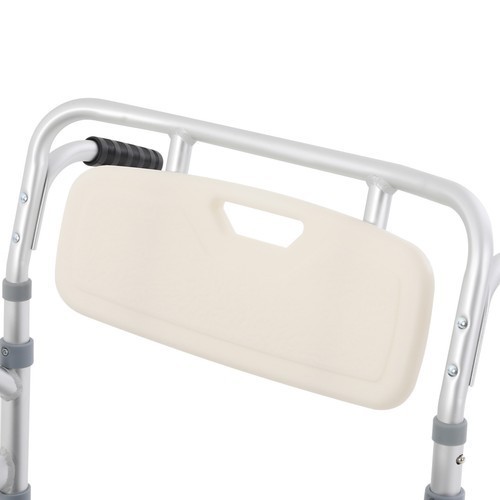 Bedside Commode Chair, Rolling Shower Wheelchair, Foldable Height Adjustable Toi