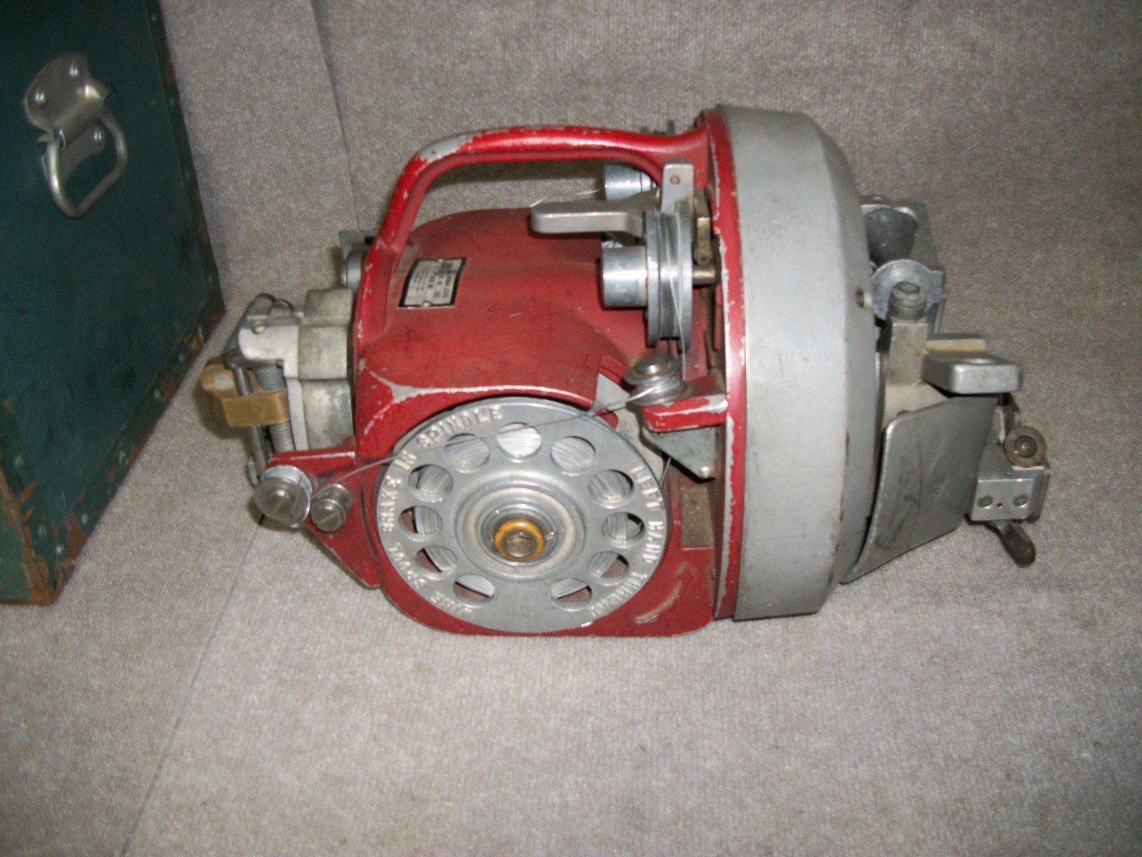 NICE CABLE SPINNING EQUIPMENT MODEL 1050 LINEMAN LASHER MACHINE WITH CASE