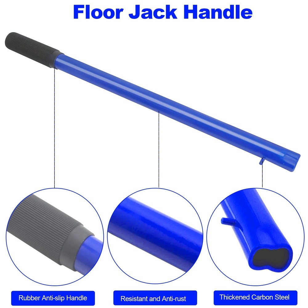 2 Ton Horizontal Hydraulic Floor Jack Handle Replacement Jack Pole Lever Handle