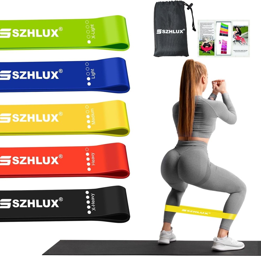 Resistance Bands Set with Instruct Guide and Carry Bag,
