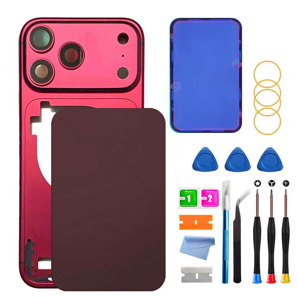 Back Cover Housing DIY Kit Compatible with iPhone 17 Pro Max （US Version ESim）