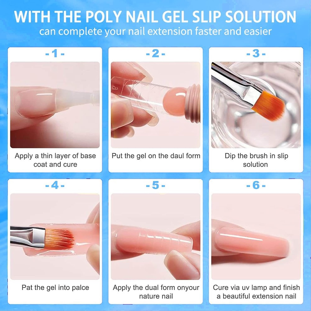 Slip Solution For Poly Nail Gel Effective Flexible 2in1 Solutions 1, q5