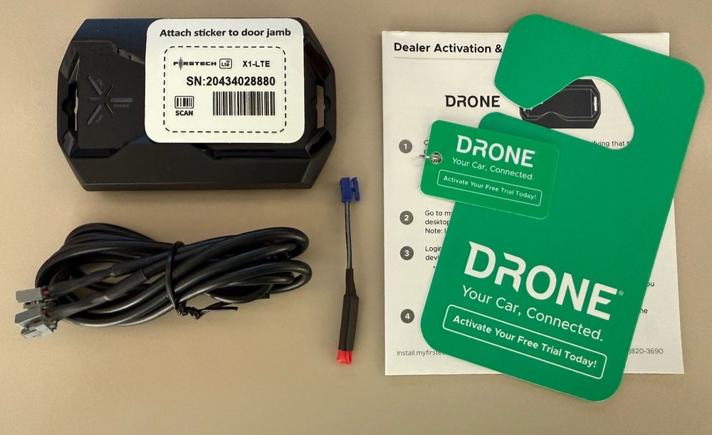 Firstech Drone Mobile X1-LTE Telematics + GPS Smartphone Module for Remote Start