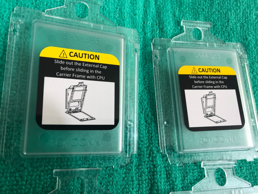 LOT 4 Pcs SAM SP3 TR4 CPU SOCKET COVER ,ORIGINAL