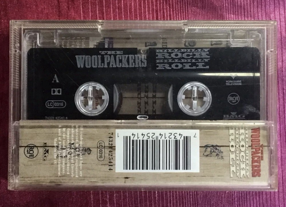 THE WOOLPACKERS - HILLBILLY ROCK HILLBILLY ROLL - CASSETTE SINGLE