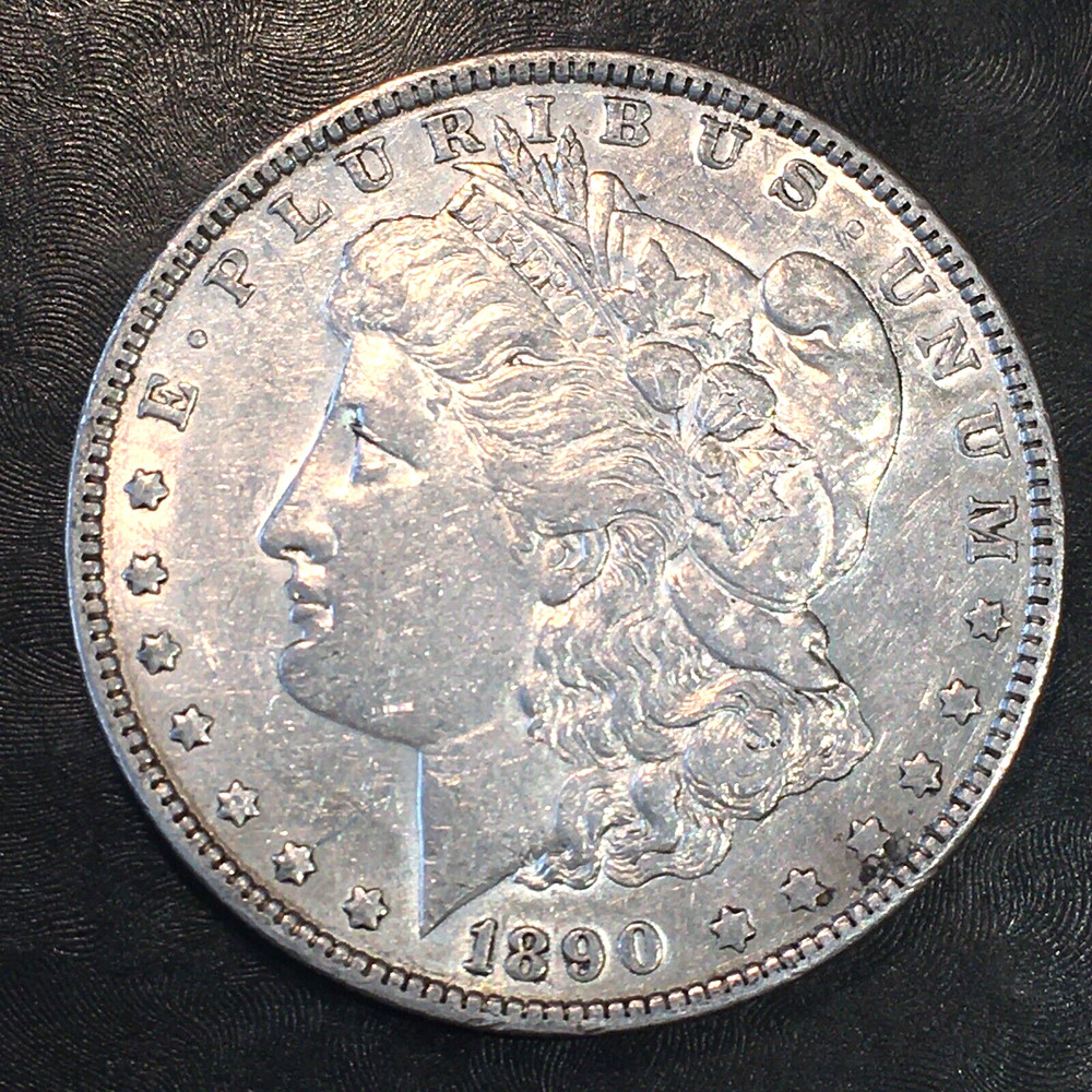 1890  Morgan Silver Dollar - High Quality Scans #P161