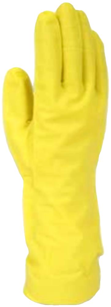 Spic and Span Long Cuff Extra Strength Nitrile Gloves Reusable Yellow Sz Medium