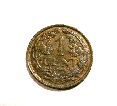 Curacao Netherlands 1947 1 Cent Coin