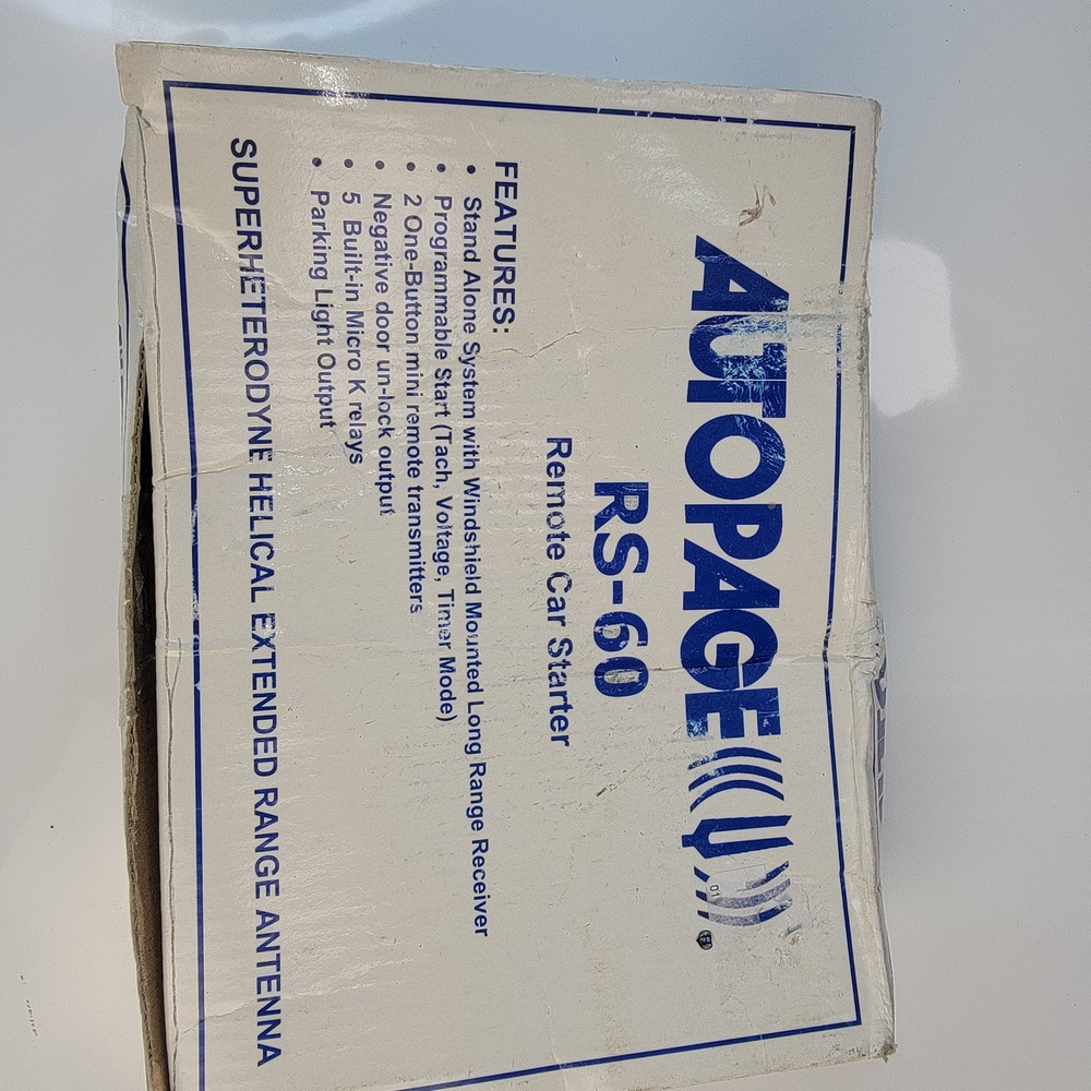 AUTOPAGE RS-60 Remote Car Starter