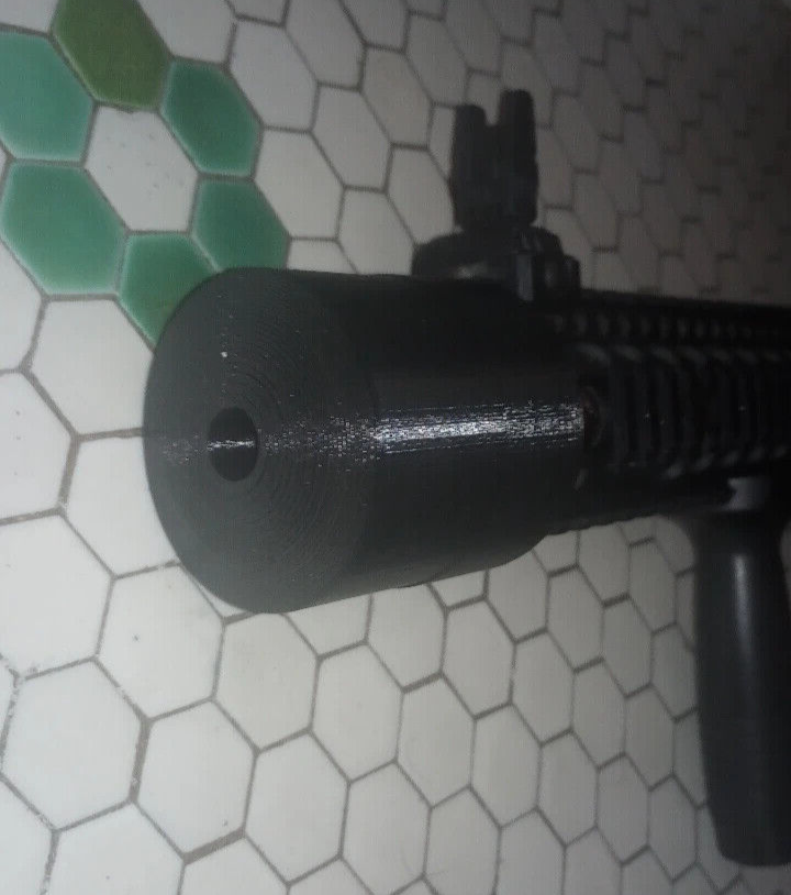 [3D Bro] Stubby Wide Boy Airsoft Muzzle Device