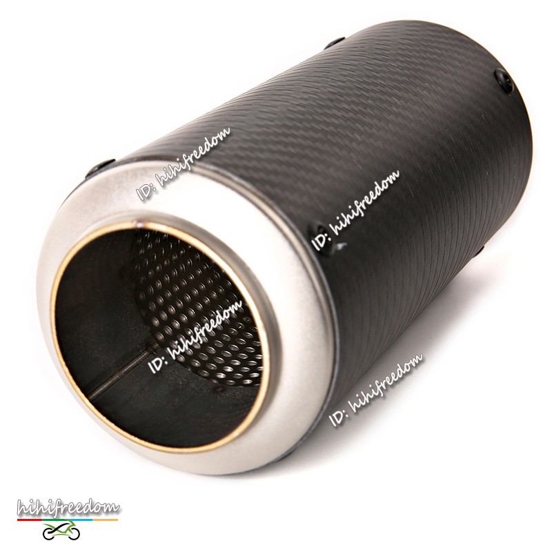 For Kawasaki Ninja ZX10R 2021-2025 Exhaust Link Pipe Slip-on 51mm Carbon Muffler