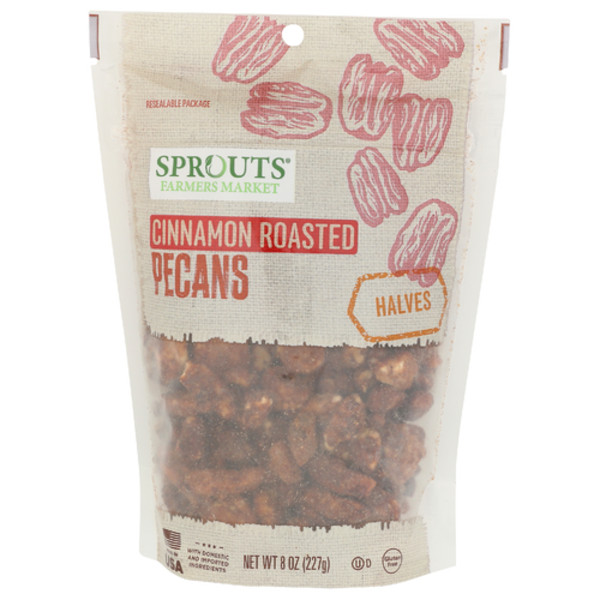 2 Pack - Sprouts Cinnamon Roasted Pecans 8 oz
