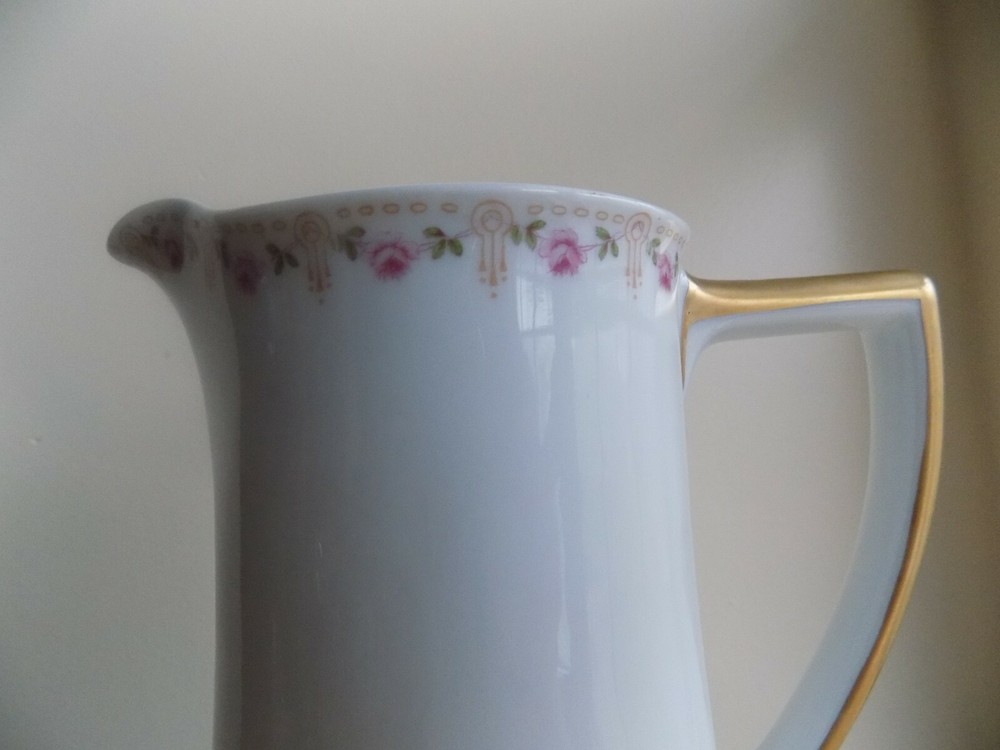 Antique Limoges Porcelain Pitcher