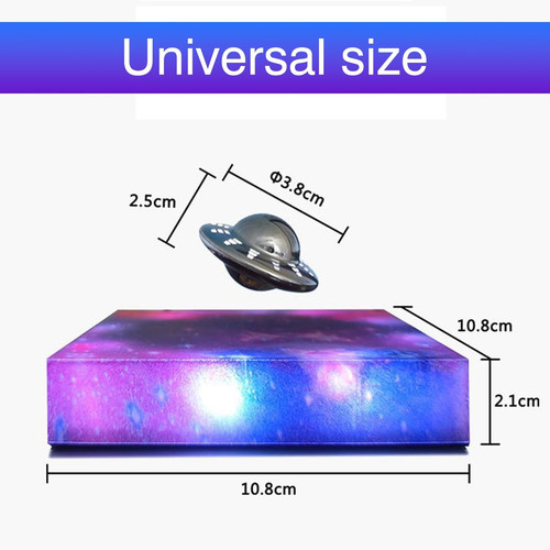 Magnetic Levitating UFO Light LED Night Lamp Rotating Floating Creative Gift