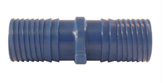 Apollo 1 in. Blue Twister Polypropylene Insert Coupling