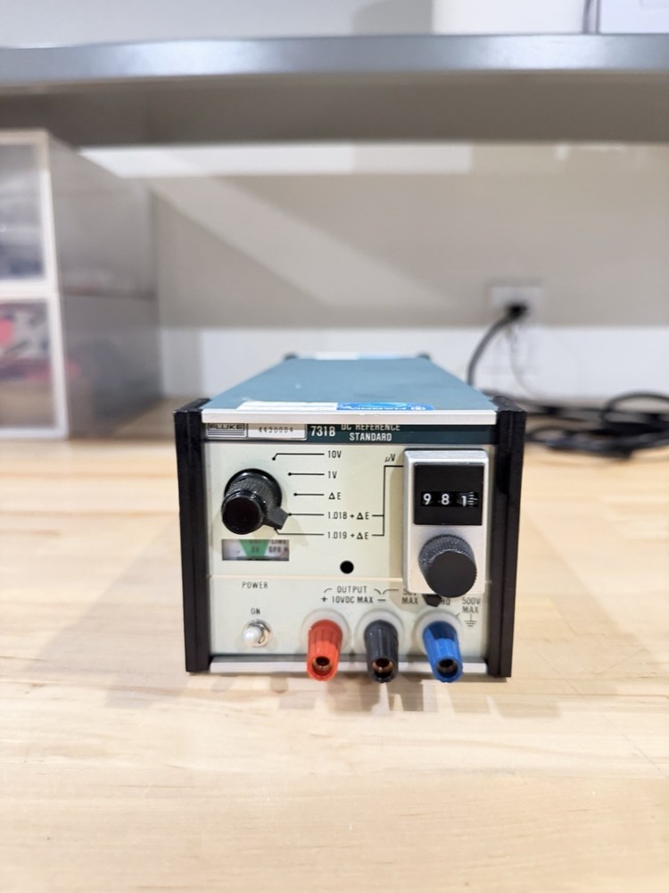 FLUKE 731B DC REFERENCE STANDARD (TESTED) FREE SHIPPING