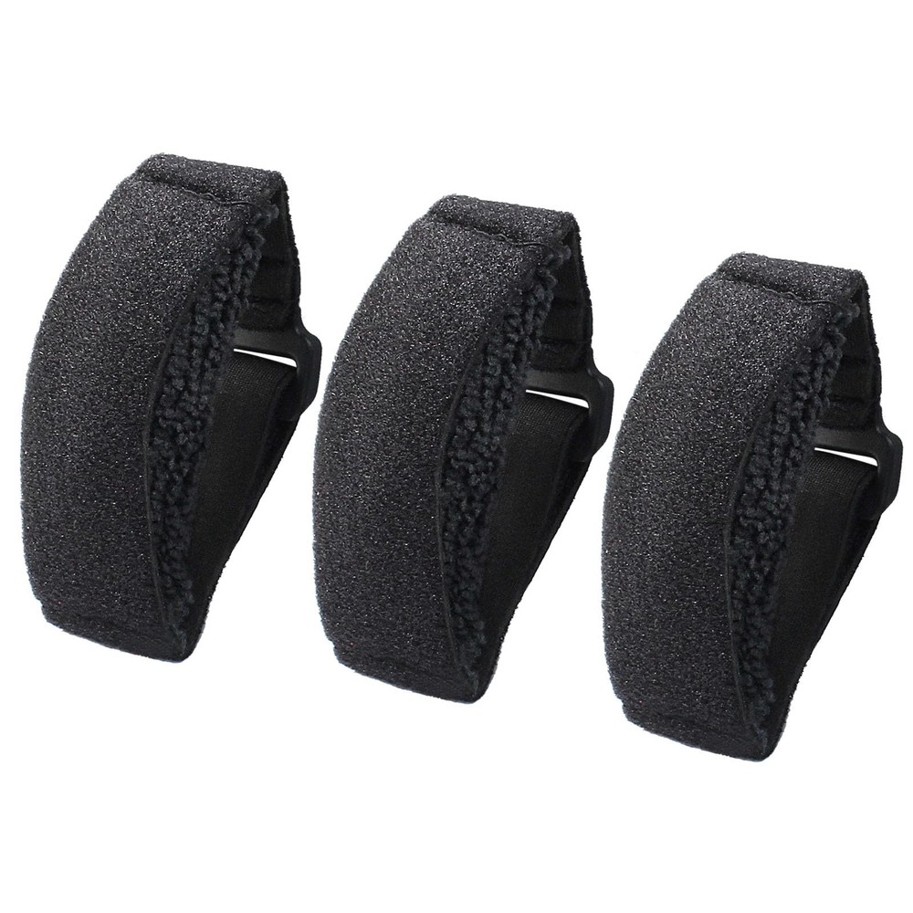 3 Pcs Black Guitar String Mute Damper, Adjustable Guitar String Cover Tape Ba...