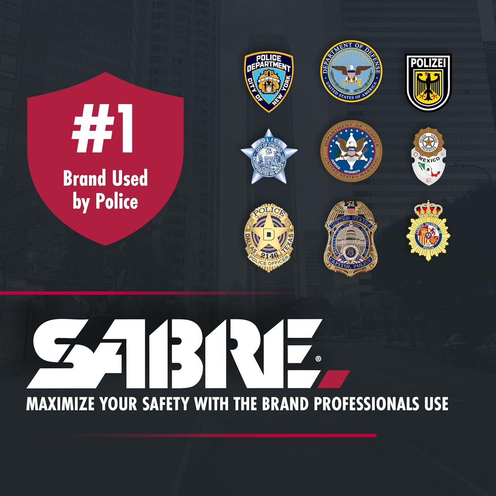 Runner Pepper Gel for Self Defense with Adjustable LED Hand Strap for Running, A