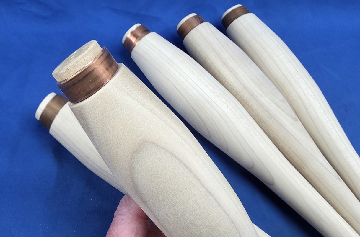 Set of 5 Timber Framing or Small Slick Socket Chisel Handles