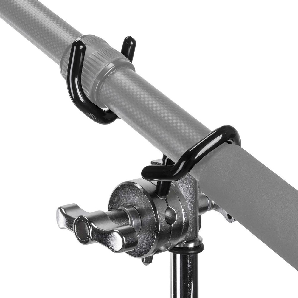 Flashpoint 10' C Light Stand on Turtle Base Kit, Chrome with 40" Grip Arm & 2 Go