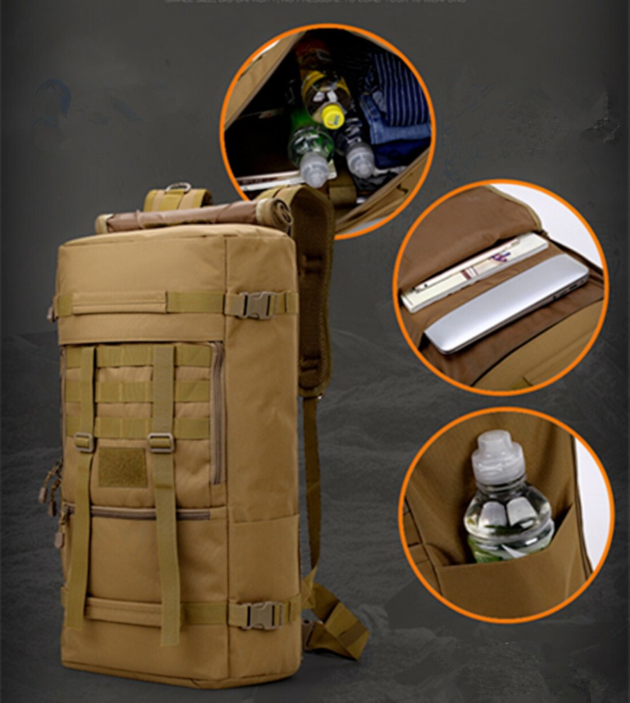 50L Tactical Backpack Multi-purpose Travel Luggage Backpack Shoulder Bag Pack