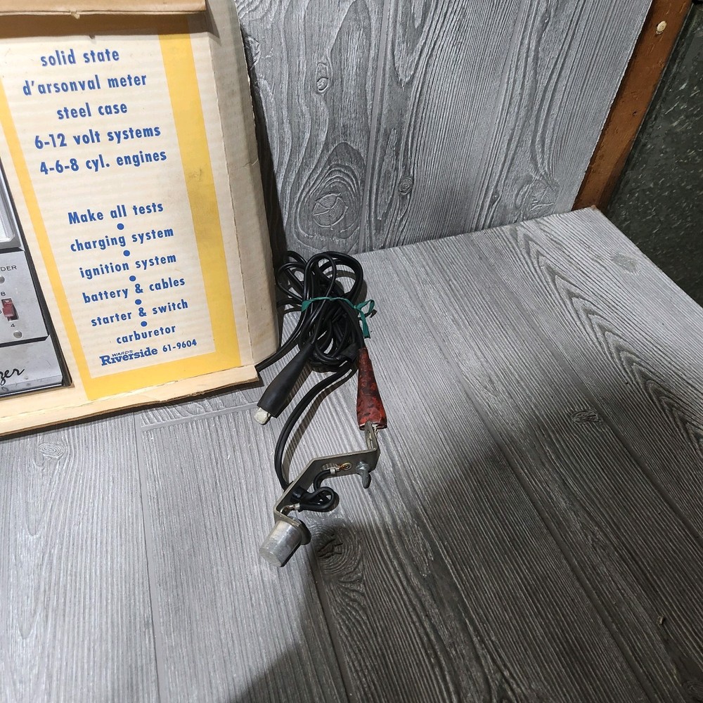 Wards Riverside Solid State Electronic 61-9604 Engine Analyzer UNTESTED VTG USA