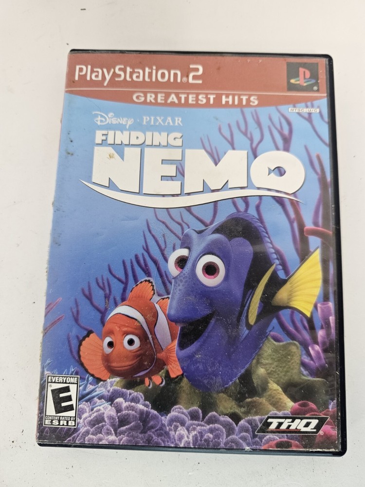 ps2 finding nemo case and manual only NO GAME