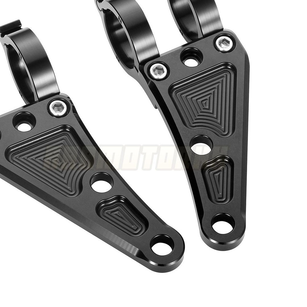 US Motorcycle Headlight Fork Mount Bracket Fork Ear Head Lamp Holder 54mm Fork