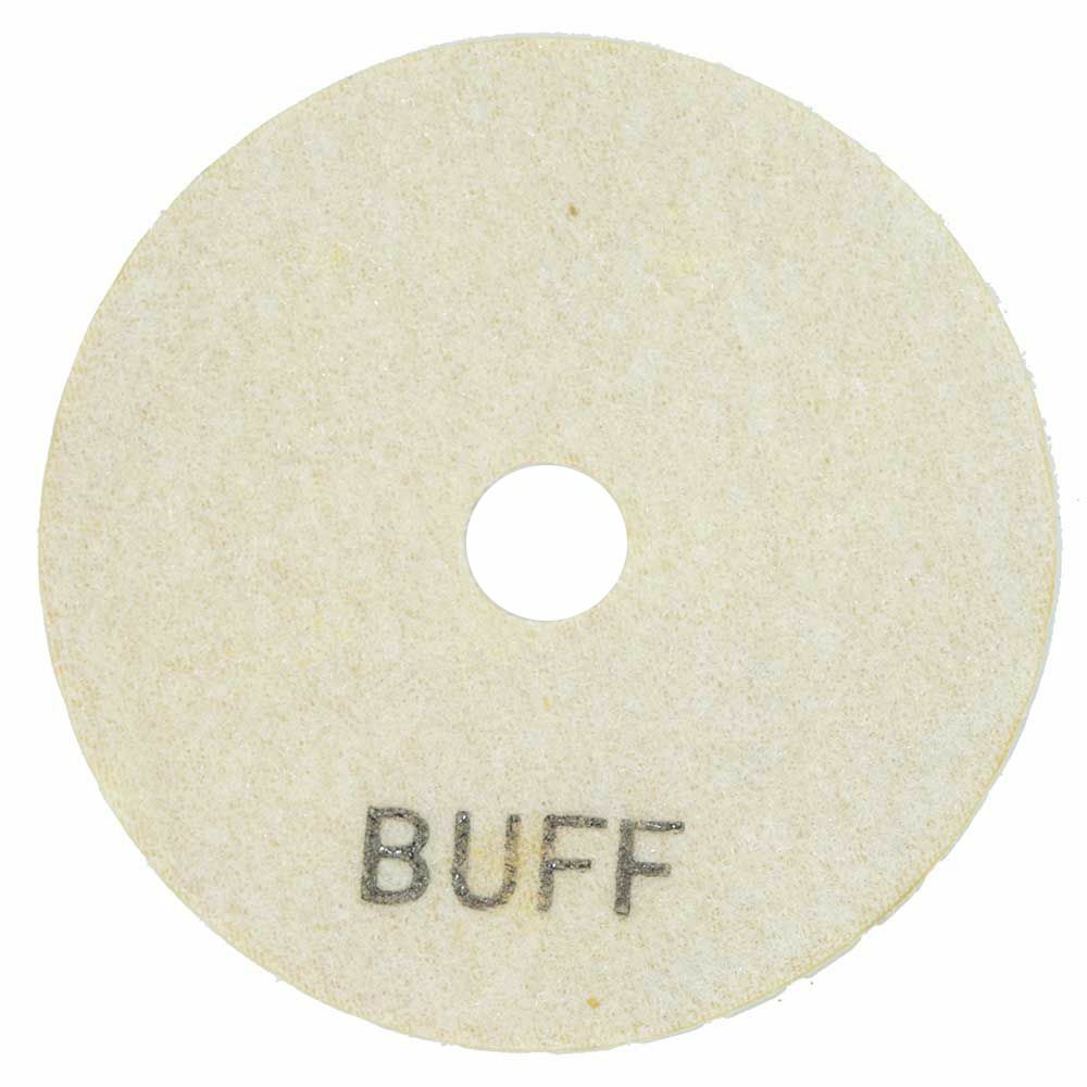 Specialty Diamond E4WBUFF 4 Inch White Buffing Polishing Pad